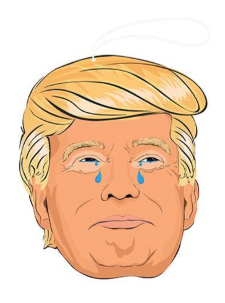 Airfreshener - Crying TRUMP - Crijns Carproducts