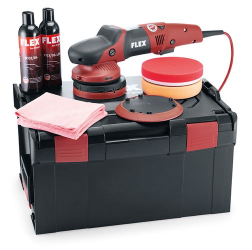 Precies heilig slinger FLEX - XFE 7-15 150 P-Set Excentrische polijstmachine met gekoppelde aandrijving - Crijns Carproducts Precies heilig slinger FLEX - XFE 7-15 150 P-Set Excentrische polijstmachine met gekoppelde aandrijving - Crijns Carproducts